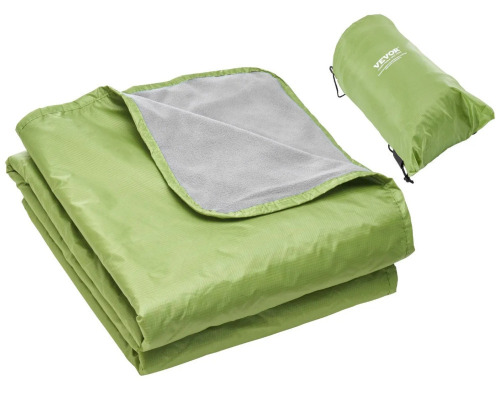 VEVOR Camping Blanket 2x1,5m (79" x 59") Wearable Warm Stadium Blanket Outdoor Light Green New In Box $89