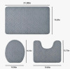 Ebern Designs 3 Piece Non-Slip Bath Rug $79