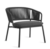 Blu Dot Mate Outdoor Lounge Chair in Toohey Charcoal New in Box $1599