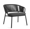 Blu Dot Mate Outdoor Lounge Chair in Toohey Charcoal New in Box $1599