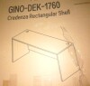Inbox Zero Parven Rectangular Credenza Shell in Espresso With Return (2 Boxes) New in Box $699 - 2