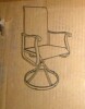 Lark manor Outdoor 360&deg; Swivel Patio Dining Chair Set with PVC-Coated Polyester New in Box $399 - 2