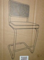AllModern Walsh Velvet Bar & Counter Stool New in Box $399
