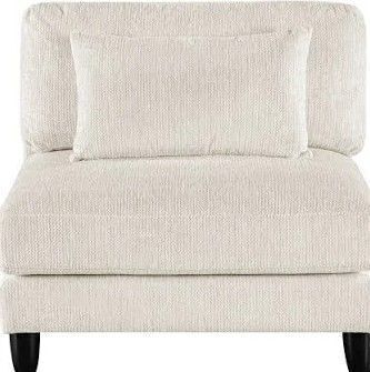 Homelegance - Traverse Armless Corduroy Chair in Beige Similar to Picture New In Box $799