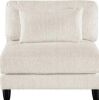Homelegance - Traverse Armless Corduroy Chair in Beige Similar to Picture New In Box $799