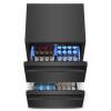 Nipus 23.42 in. 250 Plus Cans Single Zone 2-Drawer Built-in Beverage Cooler with 2-Swivel Casters in Stainless Steel New Floor Model On Working $1299