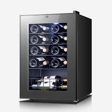 Yeego 20 Bottle Wine Refrigerator/Cooler, Black, New in Box $499