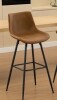 George Oliver Faux Leather Modern Low Back Counter Stool $299