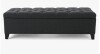 Red Barrel Studio Amalfi Upholstered Storage Bench in Dark Gray New in Box $499