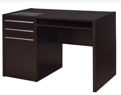 Halston 47-inch 2-drawer Office Desk with Cabinet Cappuccino new in box $599
