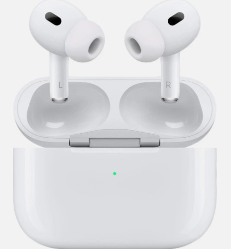 Apple AirPods Pro (2nd Gen) Wireless Earbuds, Up to 2X More Active Noise Cancelling, Adaptive Transparency, Personalized Spatial Audio MagSafe Charging Case (Lightning) Bluetooth Headphones for iPhone, New in Box Factory Sealed $399