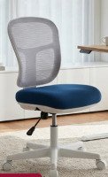 Latitude Run Petite Armless Compact Office Chair Perfect For Office & Kids Study Desk, Space-Saving Modern Design new in box $299