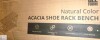 Millwood Pines 3-Tier Solid Wood Shoe Rack New In Box $199 - 2