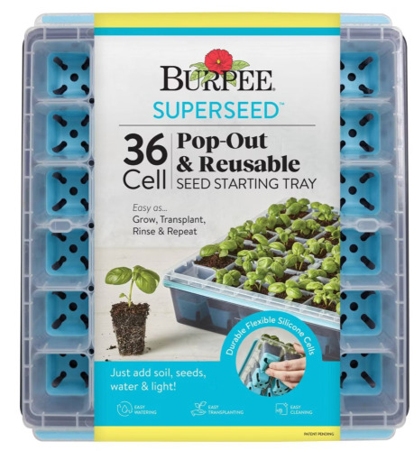 Burpee 36 Cell SuperSeed Seed Starting Tray New In Box