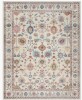 Bungalow Rose Samira Cream Pink Multi Indoor Area Rug, Transitional Flat Pile for Living Room & Bedroom- Cream, 5x7 ft. $299