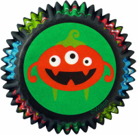 Wilton "Ghoul Gourmet" Standard Halloween Baking Cups (75-Count) / LareWare Stainless Steel Corkscrew / Assorted New Assorted