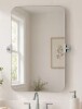 Niveal Virelia 24 in. W x 36 in. H Rectangular Framed Tilt Wall Mount Bathroom Vanity Mirror in Polished Chrome New In Box $299