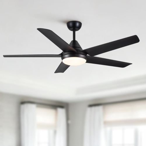 YUHAO Homedream 48" Modern Ceiling Fan With Light ABS Blades 3Cct Dimmable Reversible Dc Motor Timer Memory Remote New In Box $299
