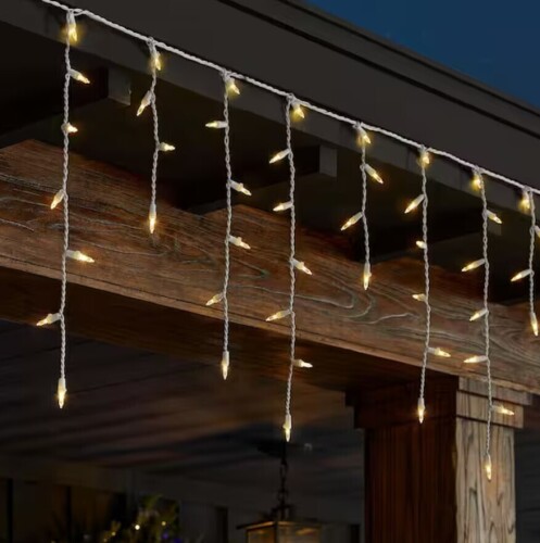 Home Accents Holiday 200 Count Warm White Mini LED Icicle Lights / Home Accents Holiday 200 Count Warm White Mini Twinkling LED Icicle Lights Assorted $79