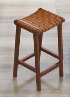 Foundry Select Winnetka Genuine Leather Counter and Bar Stool New In Box $299