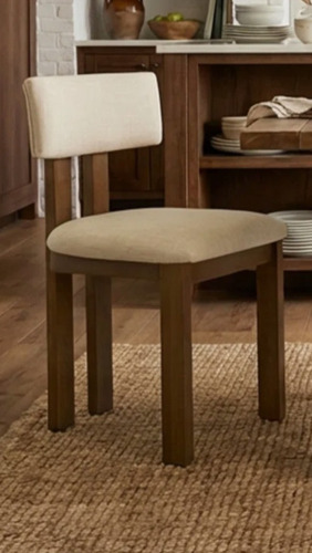 Latitude Run&reg; Janeene Dining Chair Rustic Countryside Wooden Kitchen Chair with Comfortable Upholstered Mid Century Side Chair for Living Room/Lounge/Restaurant New In Box $399