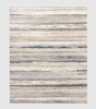 Surya 7'8"X10' Fiber Rug | Modern Blue Taupe Muted Stripes | Rectangle | Indoor | Low Pile $499