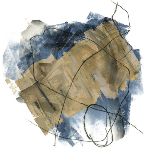 Orren Ellis "Blue Crew II" by Jennifer Paxton Parker Painting Print, 24" x 24" / 20" x 20" New In Box Assorted $99
