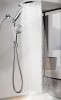 Beilun Chrome High Pressure Dual Shower Head Combo With 9-Mode Handheld And 79" Hose HKTHX12CP New In Box $199