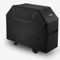 VEVOR Grill Cover, 60 inch BBQ Covers for Outdoor Grills, Waterproof, Fade Resistant, Weather Resistant Heavy Duty 600D Polyester, Easy On/Off, with Hook-and-Loop Straps, Black New In Box $79