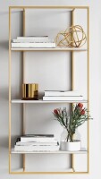 Mercury Row&reg; Scheffer 3 Piece Tiered Shelf New In Box $299