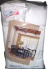 Latitude Run&reg; Thick Linen Fabric Memory Trained Pinch Pleated Solid Farmhouse Semi Sheer Curtain 2 Panels, 50" W x 108" L New $99 - 2