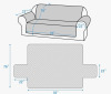 Ebern Designs 100% Waterproof Microfiber Fabric Sofa Slipcover Furniture Protector Cover with Elastic Straps for Pets Non Slip Loveseat Slipcover Machine Washable, 76" H x 70" W x 22" D / Ebern Designs 100% Waterproof Microfiber Fabric Chair Cover Furnitu - 2