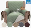 Ebern Designs 100% Waterproof Microfiber Fabric Sofa Slipcover Furniture Protector Cover with Elastic Straps for Pets Non Slip Loveseat Slipcover Machine Washable, 76" H x 70" W x 22" D / Ebern Designs 100% Waterproof Microfiber Fabric Chair Cover Furnitu - 3