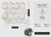 Diflart Peel and Stick Backsplash Tile, PVC Hexagon Wall Tiles Stick on Backsplash for Kitchen, Bathroom New In Box $99