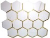 Diflart Peel and Stick Backsplash Tile, PVC Hexagon Wall Tiles Stick on Backsplash for Kitchen, Bathroom New In Box $99 - 2