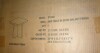 Wade Logan Elna 22" Wide Square Side Table in Satin Walnut New In Box $299 - 2