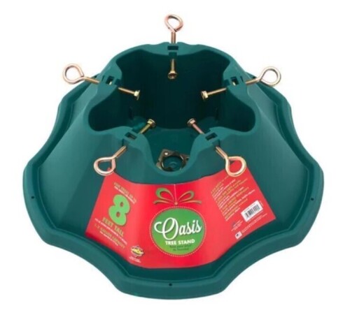 Jack Post Medium Plastic Real Christmas Tree Stand for 8 ft. / 10 ft. New Shelf Pull Assorted $79