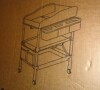 Wrought Studio&trade; Baby Changing Table, Versatile Folding Changing Table With 2 Drawers New In Box $299 - 2