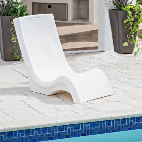 Step2 White Vero In-Water Pool Chair and Patio Lounger $299