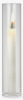 Rebrilliant Clear Glass Hurricane Chimney Cover, 2.5x12 Inch Open-Ended Candle Sleeve New