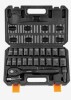 VEVOR Impact Socket Set with 1/2" Drive, Comprising 23 Pieces in SAE (7/16" -1") & Metric Measurements, 6 Point Cr-V Alloy Steel, Ideal for Car Maintenance, Includes Ratchet Handle and Durable Storage Case New In Box $89
