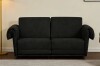 Winston Porter 65" Convertible Sofa Bed, 3-In-1 Upholstered Sleeper Sofa With Cushions in Black New in Box $599
