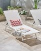 English Elm Outdoor Reclining Chaise Lounger with Steel Frame and Textilene Fabric New in Box $499