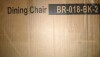 Latitude Run Cindina Linen Upholstered Dining Chair with Curved High Back and Solid Wood Legs in Black New in Box $399 - 2