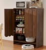 Latitude Run 24 Pair Shoe Storage Cabinet With Adjustable Shelves New in Box $399