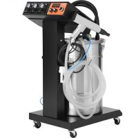 VEVOR Powder Coating System, 40 W 100KV Electrostatic Output Powder Coating Kit with 50L Powder Hopper, 450g Per Minute Powder Coating Machine with Spray Gun and Trolley Base, for Indoor and Outdoor, New in Box $599