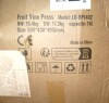 VEVOR 3.69 Gal/14L Fruit Wine Press, Stainless Steel Basket with Cross-beam and Triangular Structure, Manual Juice Maker, Cider Apple Grape Tincture Making Press with T-Handle for Kitchen Home, New in Box $299 - 2