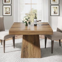 Ebern Designs 31.5" Square Dining Table, Kitchen Table Small Dinner Table Farmhouse Dining Room Table, New in Box $299