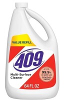Formula 409 Multi-Surface Cleaner, Refill Bottle, Original, 64 Fluid Ounces / Lysol Advanced Toilet Bowl Cleaner, 32 oz / Assorted