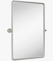 Red Barrel Studio&reg; Woodvale Metal Framed Beveled Pivoting 24" x 36" Wall Mirror New In Box $299